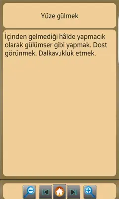 Türkçe Deyimler Sözlüğü android App screenshot 0