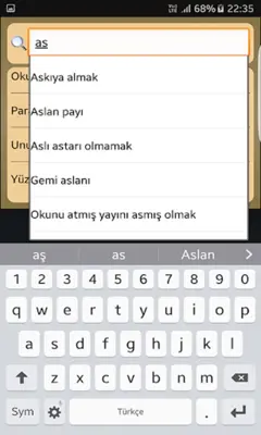 Türkçe Deyimler Sözlüğü android App screenshot 2